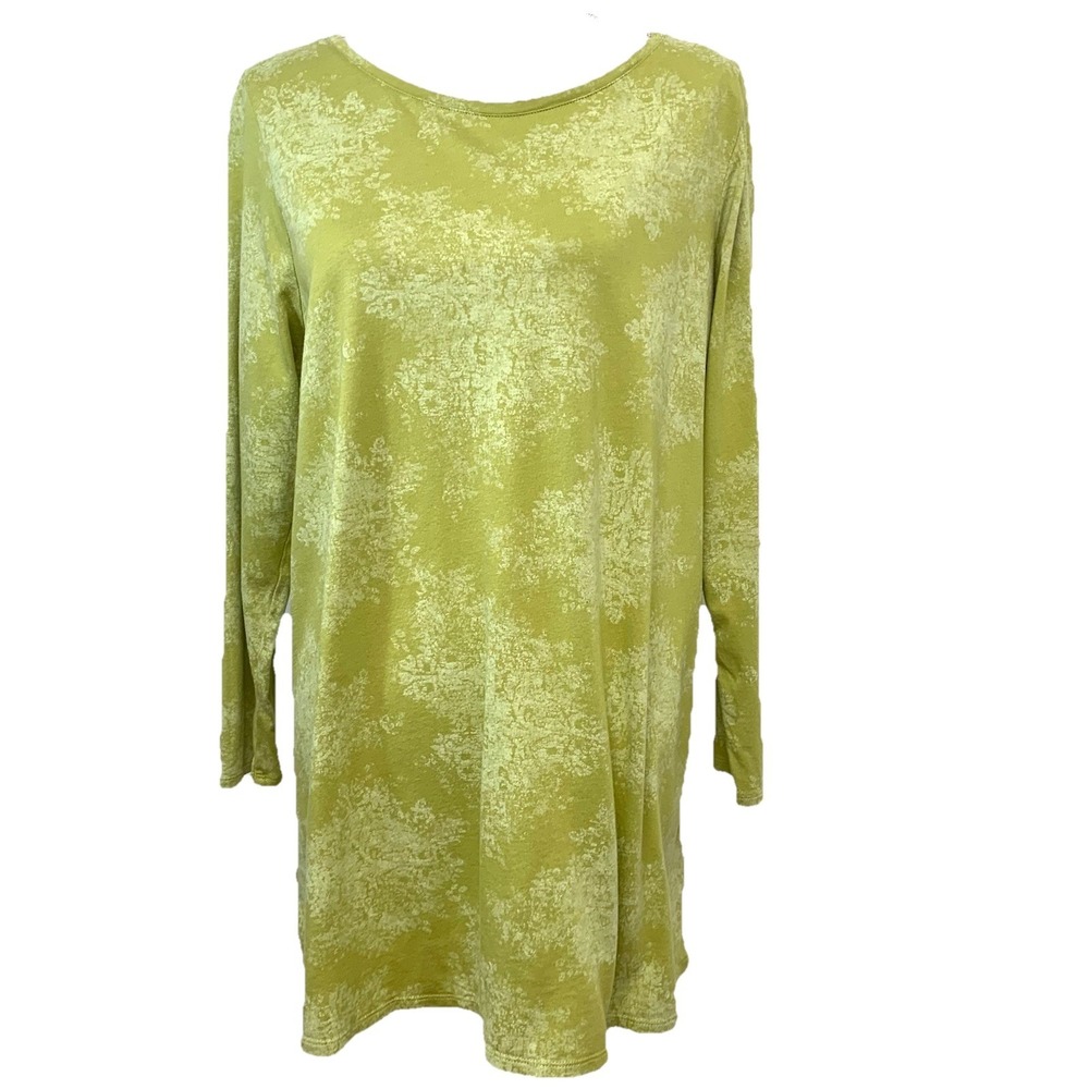 Pure J Jill Super Soft Tunic Long Sleeve Woman XL Pina Cotton Modal Stretch